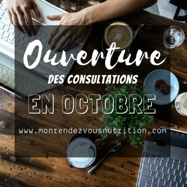 🗓 OUVERTURE DES RÉSERVATIONS 🗓
Ca y est ! Le calendrier des réservations pour les consultations individuelles ouvre en octobre 🥳 ! Il vous sera ainsi possible de prendre rendez-vous directement en ligne sur mon site. N'hésitez pas à aller y faire un p'tit tour, vous y trouverez plein d'infos utiles :
💻 www.monrendezvousnutrition.com 

Vous pouvez aussi mon contacter à cette adresse si vous avez des questions :
📧 monrdvnutrition@outlook.com.

Les ateliers de groupes arrivent bientôt, mais je ne vous en dis pas plus pour l'instant...🤫

A très vite 😊 !

#alimentationsaine #nutritionsportive #healthyfood #dietetique #nutrition #mieuxmanger #food #jaimelouviers #entrepreneur