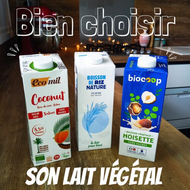 💡Pas toujours simple de s'y retrouver pour choisir des laits végétaux de bonne qualité ❗️
Alors voici quelques tips pour t'aider à faire de bons choix quand tu vas faire tes courses 😁.

Mes boissons végétales "chouchou" du moment :
🤍 Boisson de riz nature LE BIO POUR TOUS (parfait pour les crêpes)
🤍 Boisson végétale noisettes sans sucres Biocoop @biocoop_officiel (pour des chocolats chauds à tomber...)
🤍 Coconut sans sucres Ecomil @ecomil (smoothie friendly)

Like & Partage !

Je suis diététicienne-nutritionniste. 
Ma spécialité, c’est la téléconsultation ! Alors, où que tu sois sur cette planète 🌎, viens vite visiter mon site Internet (lien dans ma bio⬆️) et réserve la formule qui te correspond. 
A très vite !
💻 www.monrendezvousnutrition.com 

#nutrition #nutrition #nutritioncoaching #alimentationsaine #alimentationsaineetéquilibré #dietetique #mieuxmanger #food #mangerplusmangermieux #vegan #rééquilibragealimentaire #reequilibrage #reequilibragealimentaire #boissonvegetale #boissonvegetale
